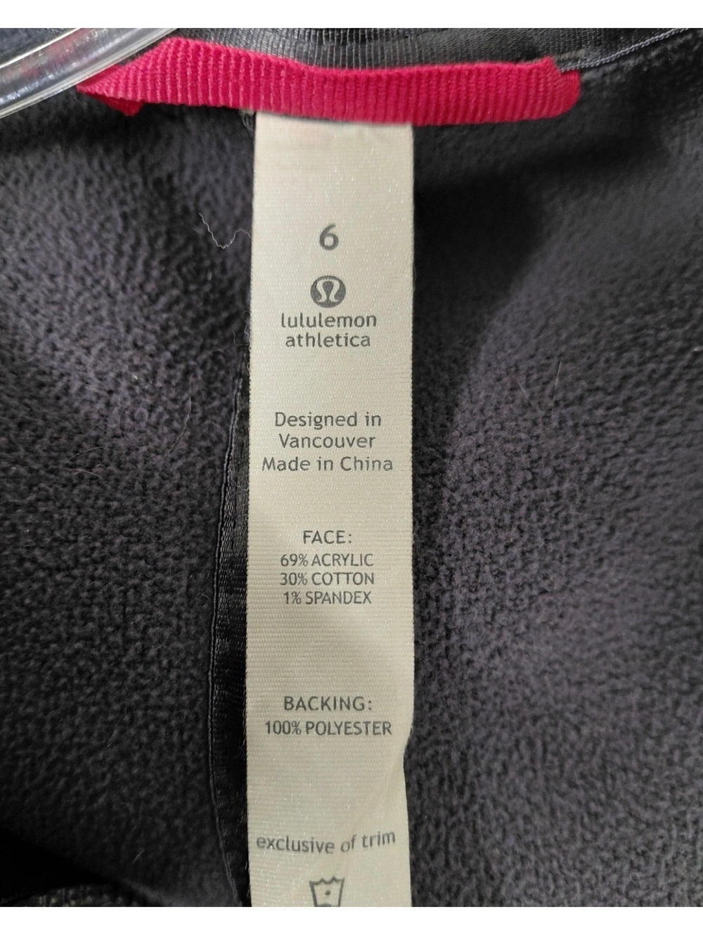Lululemon Hooded Long Jacket – Size 6 – Heathered Gray – Sold Out Style - Picture 5 of 5